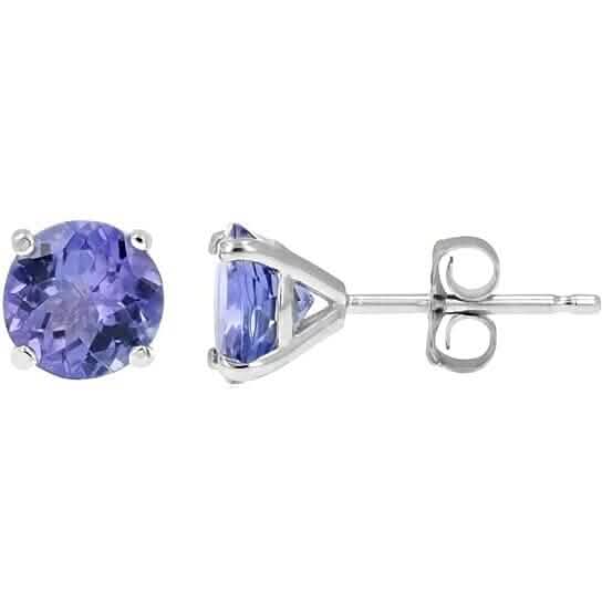 Royal Genuine Tanzanite Earrings