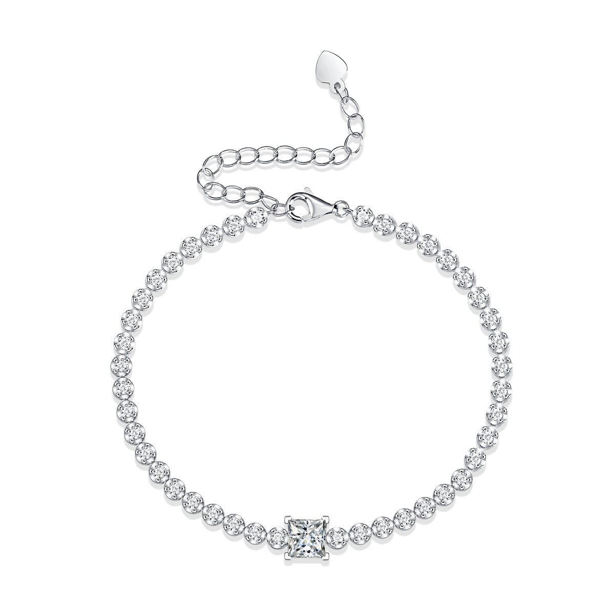 Axis Moissanite Bracelet